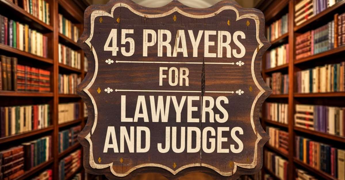 Prayers for Lawyers and Judges