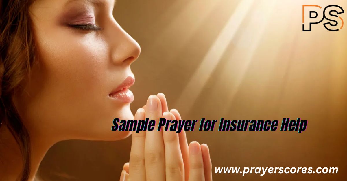 Sample Prayer for Insurance Help