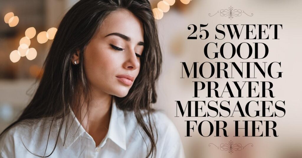 25 Sweet Good Morning Prayer Messages for Her